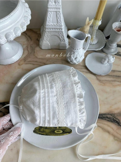Satin Pintuck Bonnet [monbebe]（2026AW） 3