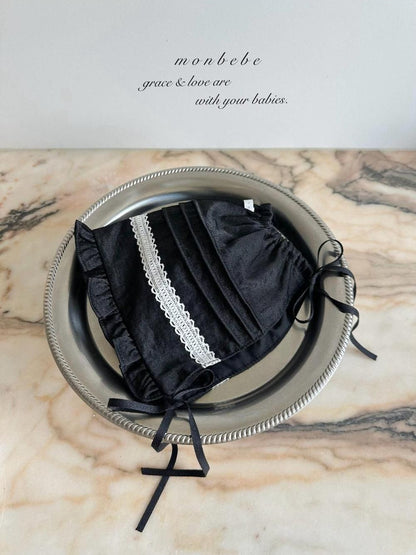 Satin Pintuck Bonnet [monbebe]（2026AW） 4