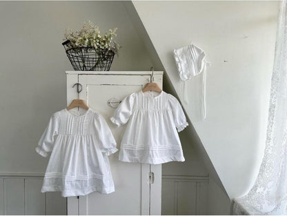 Satin Pintuck Kids Dress [monbebe]（2026AW） 5