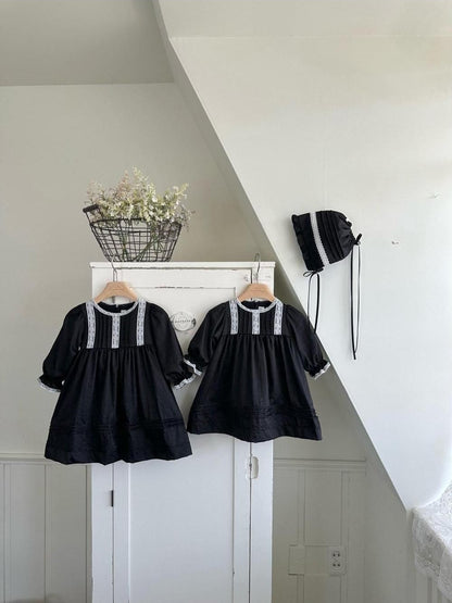 Satin Pintuck Kids Dress [monbebe]（2026AW） 7