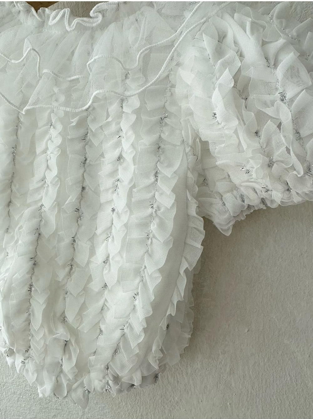 Chiffon Frill Special Bodysuit [monbebe]（2026AW） 16