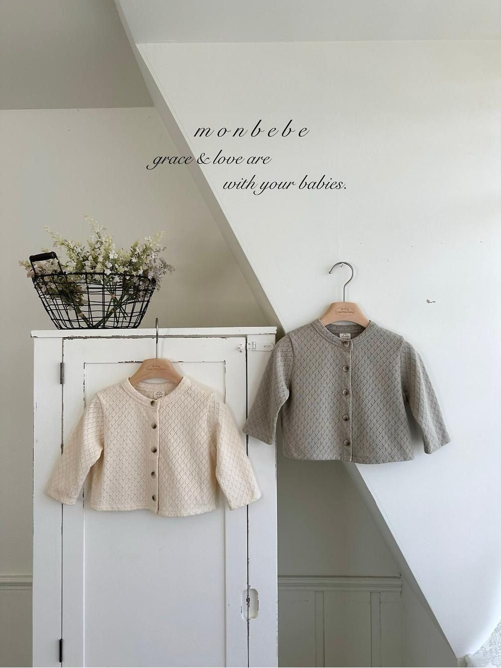 Argyle Cardigan [monbebe]（2026AW） 2