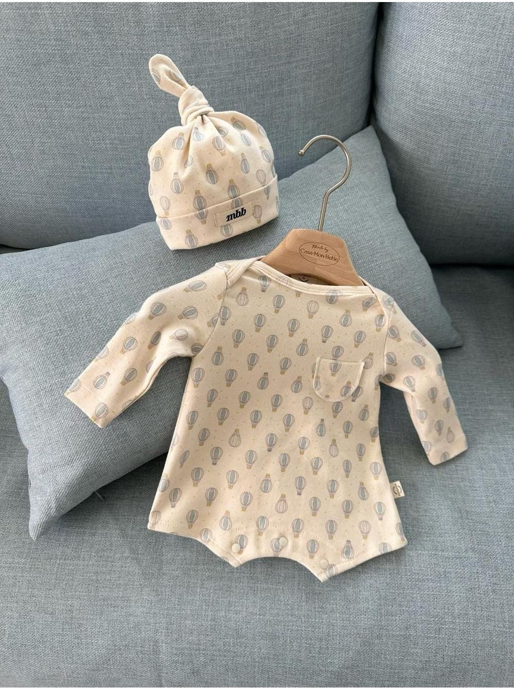 Ad Balloon Bodysuit (Bonnet Included) [monbebe]（2026AW） 4
