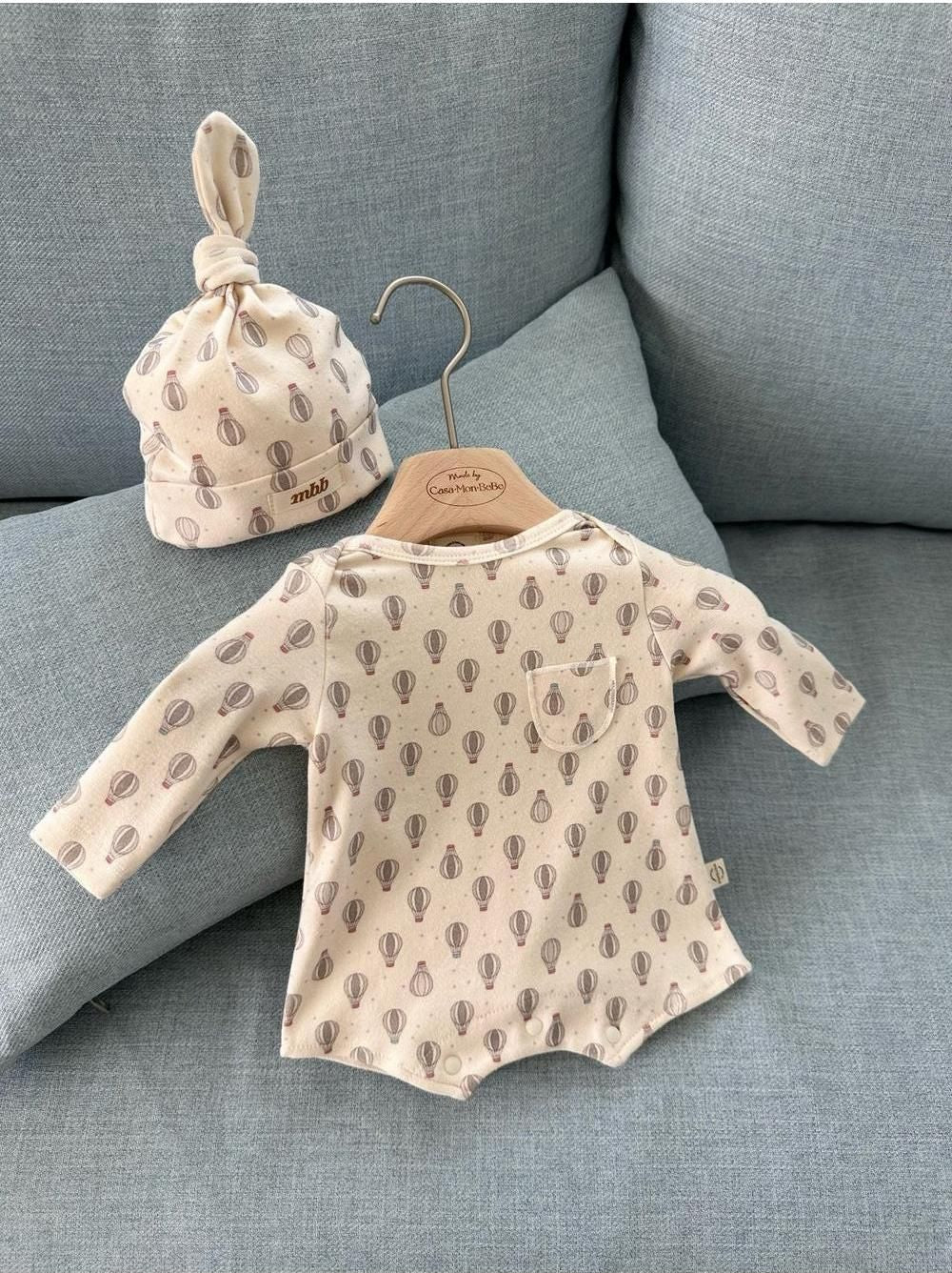 Ad Balloon Bodysuit (Bonnet Included) [monbebe]（2026AW） 5