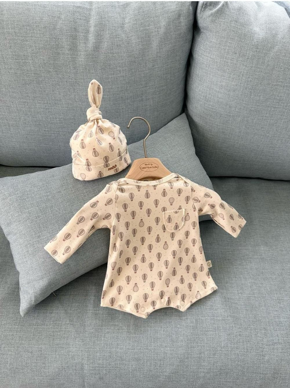 Ad Balloon Bodysuit (Bonnet Included) [monbebe]（2026AW） 11