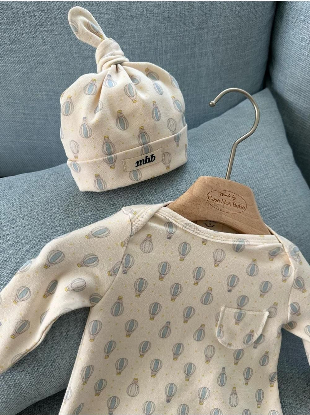 Ad Balloon Bodysuit (Bonnet Included) [monbebe]（2026AW） 12