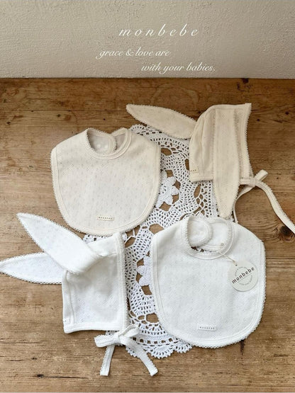 Jacquard Cotton Bib [monbebe]（2026AW） 5