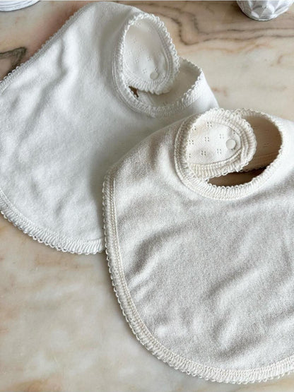 Jacquard Cotton Bib [monbebe]（2026AW） 8