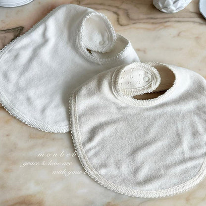 Jacquard Cotton Bib [monbebe]（2026AW） 1