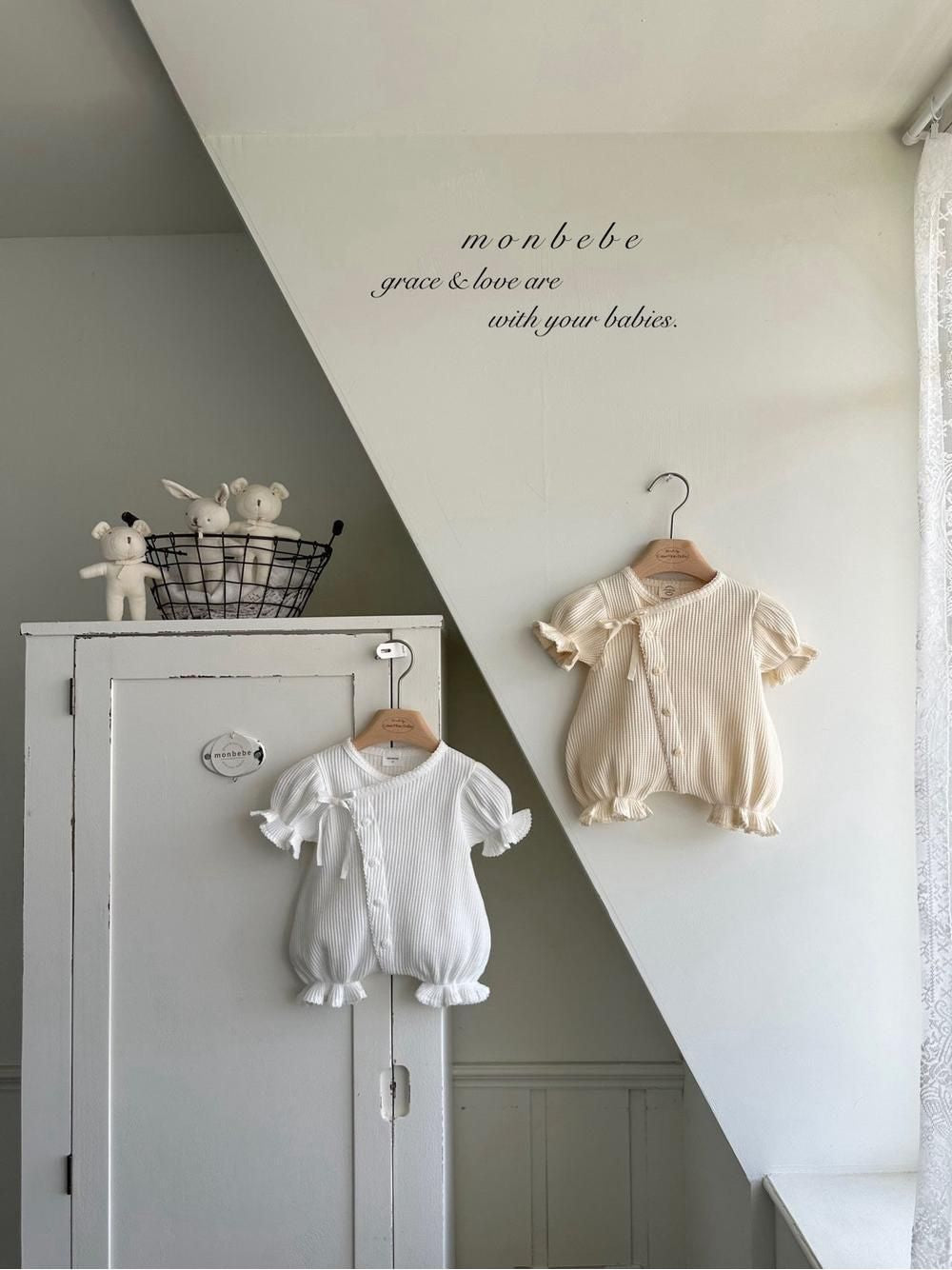 Cream Waffle Bodysuit [monbebe]（2026AW） 2