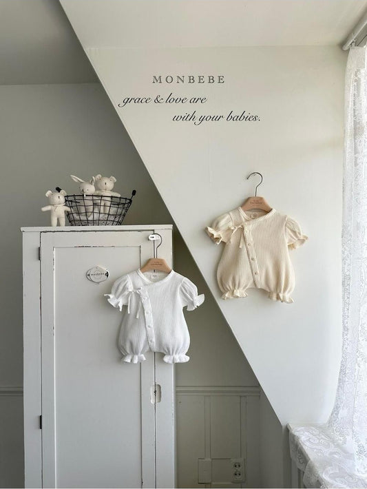 Cream Waffle Bodysuit [monbebe]（2026AW） 3