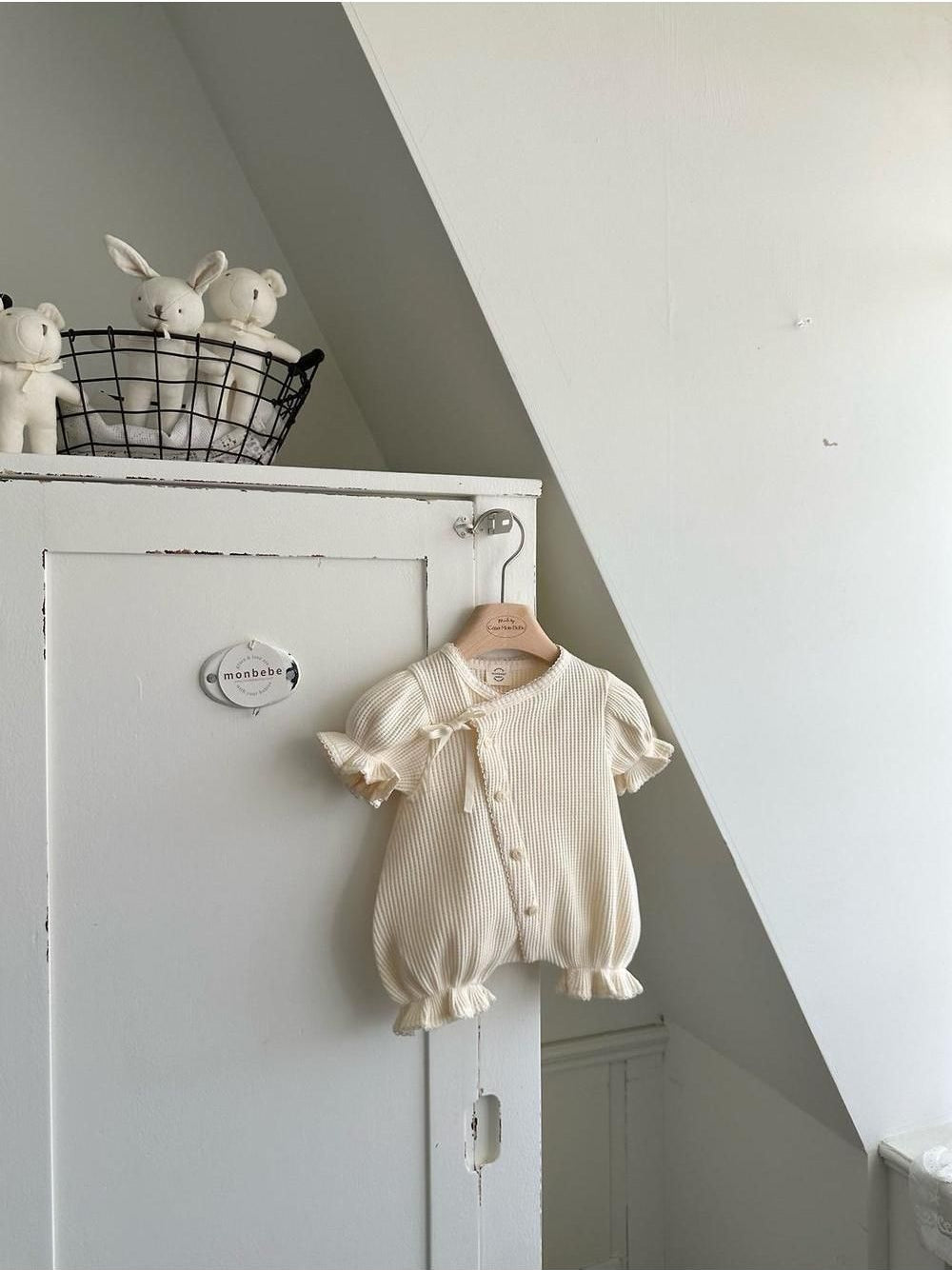 Cream Waffle Bodysuit [monbebe]（2026AW） 5