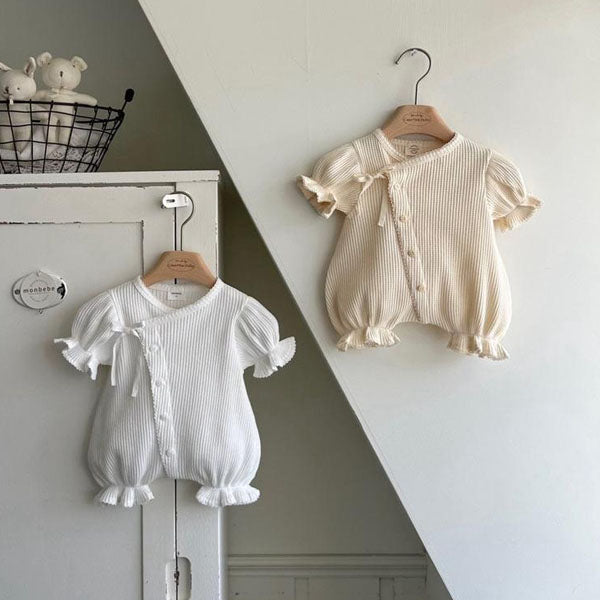 Cream Waffle Bodysuit [monbebe]（2026AW） 1
