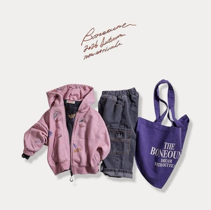 Cello Flower Pigment Hooded Zip-Up [BONEOUNE]（2026AW） 4
