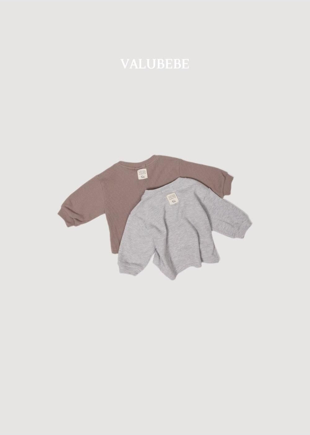 Mini Waffle Button Tee [Valubebe]（2026AW） 4