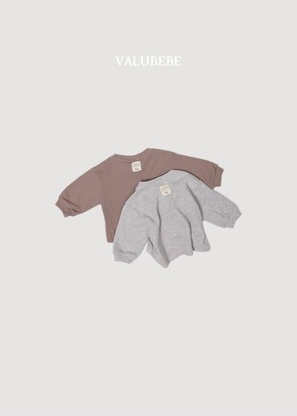Mini Waffle Button Tee [Valubebe]（2026AW） 4