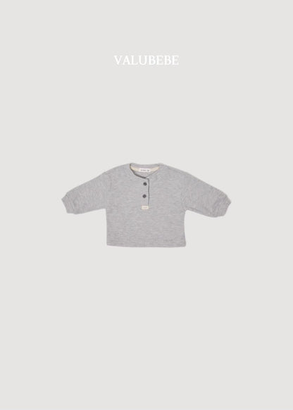 Mini Waffle Button Tee [Valubebe]（2026AW） 6