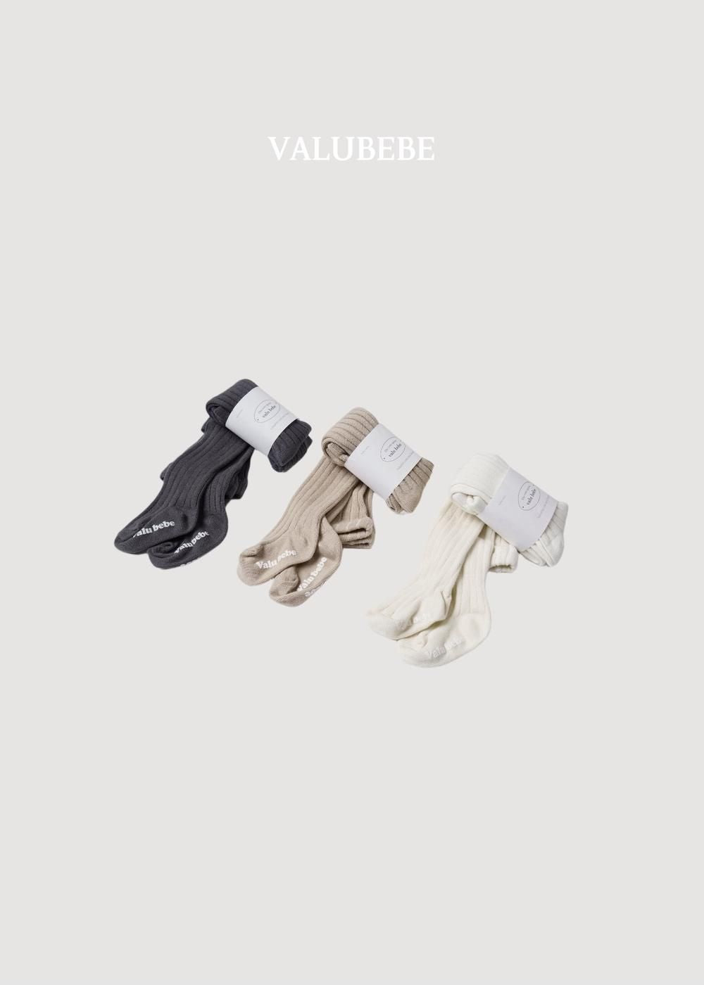 Valubebe Ribbed Tights [Valubebe]（2026AW） 2