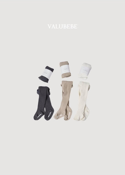 Valubebe Ribbed Tights [Valubebe]（2026AW） 3