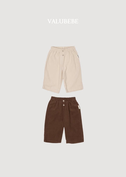 Button Chino Pants [Valubebe]（2026AW） 3