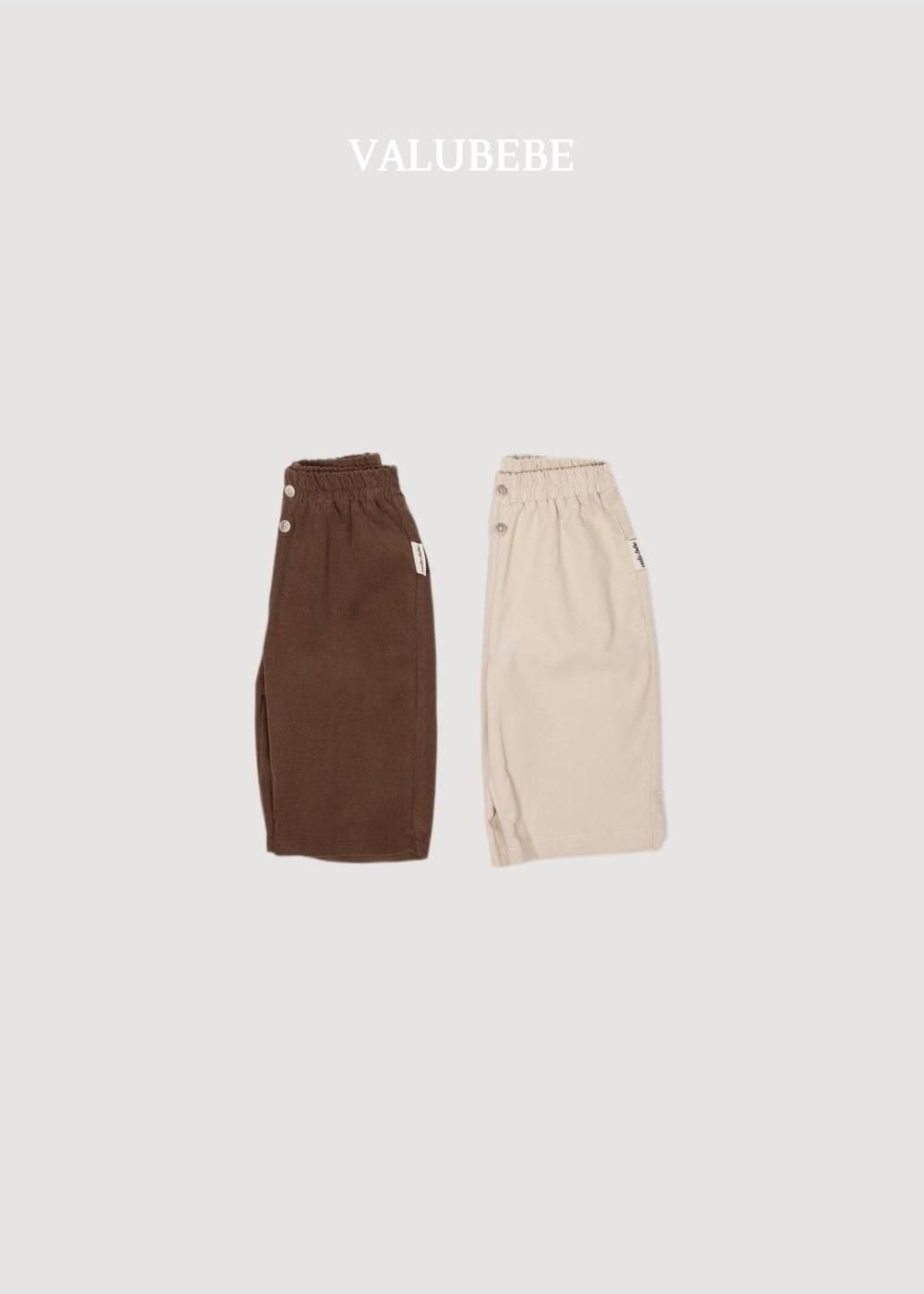 Button Chino Pants [Valubebe]（2026AW） 4