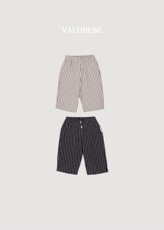 Button Chino Pants Stripe [Valubebe]（2026AW） 3