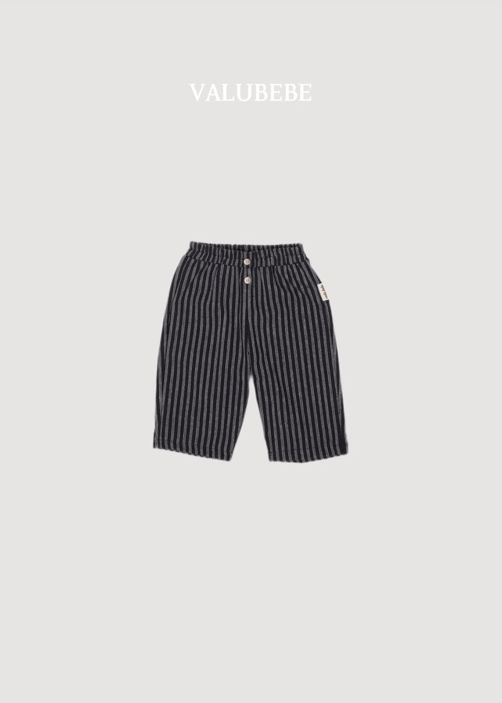 Button Chino Pants Stripe [Valubebe]（2026AW） 5