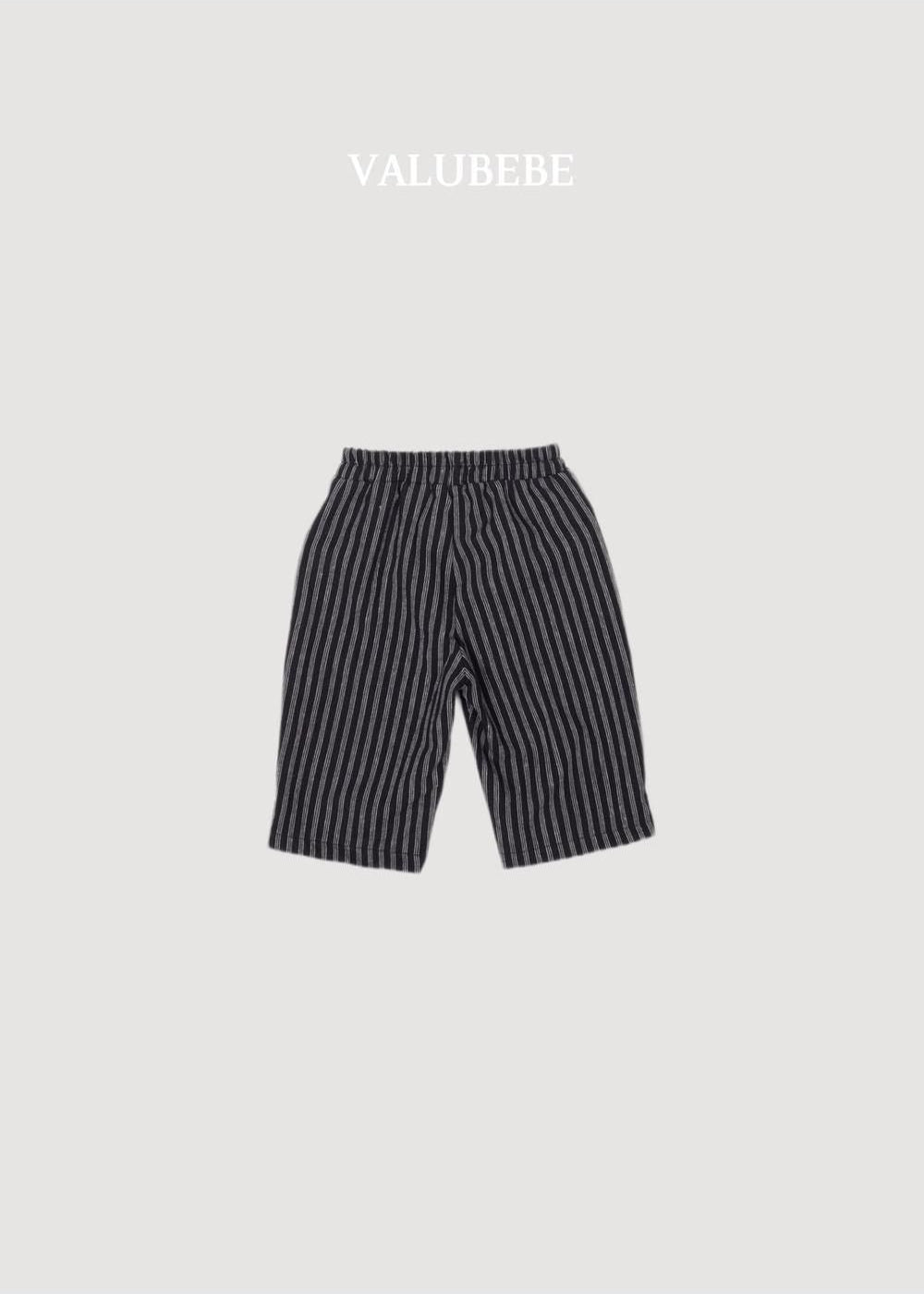 Button Chino Pants Stripe [Valubebe]（2026AW） 6