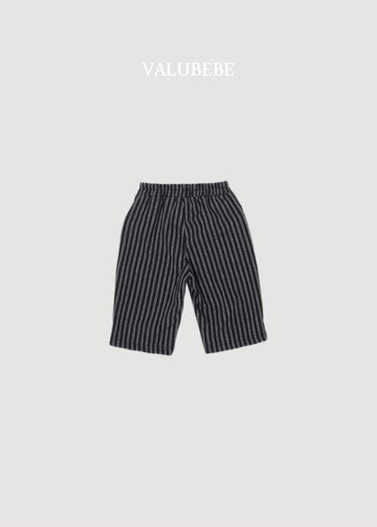 Button Chino Pants Stripe [Valubebe]（2026AW） 6