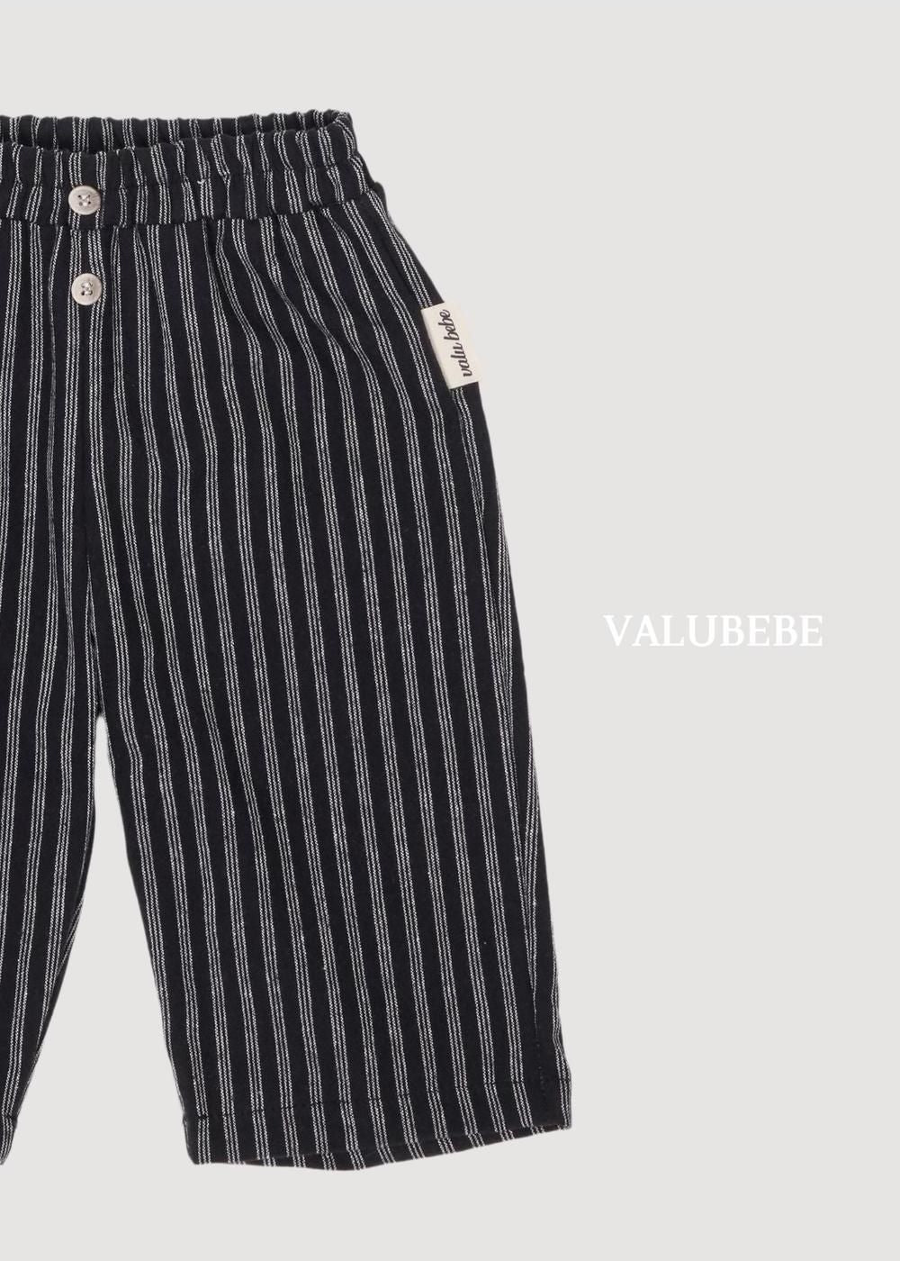 Button Chino Pants Stripe [Valubebe]（2026AW） 7