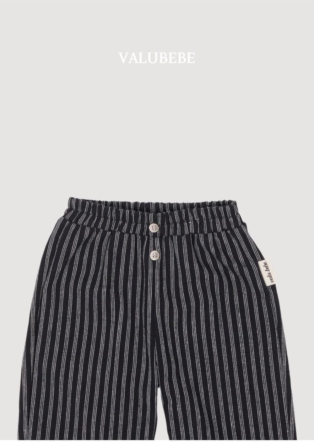 Button Chino Pants Stripe [Valubebe]（2026AW） 8