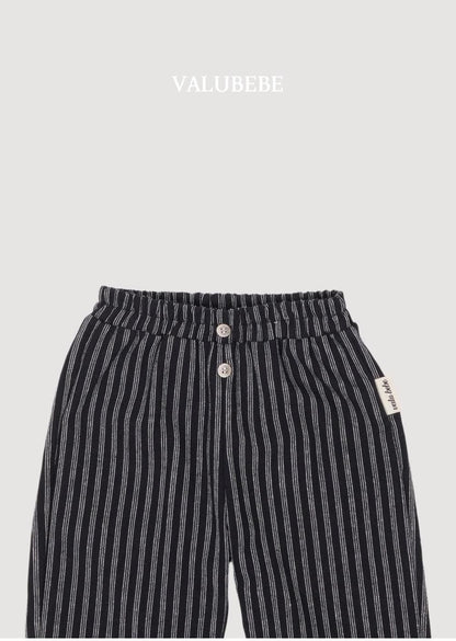 Button Chino Pants Stripe [Valubebe]（2026AW） 8