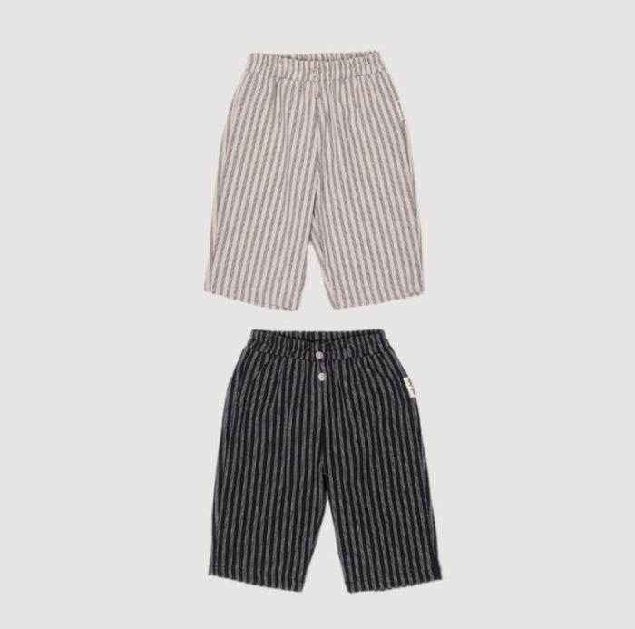 Button Chino Pants Stripe [Valubebe]（2026AW） 2