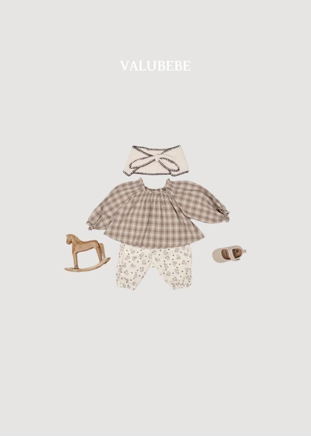 Dudi Check Smock Blouse [Valubebe]（2026AW） 9