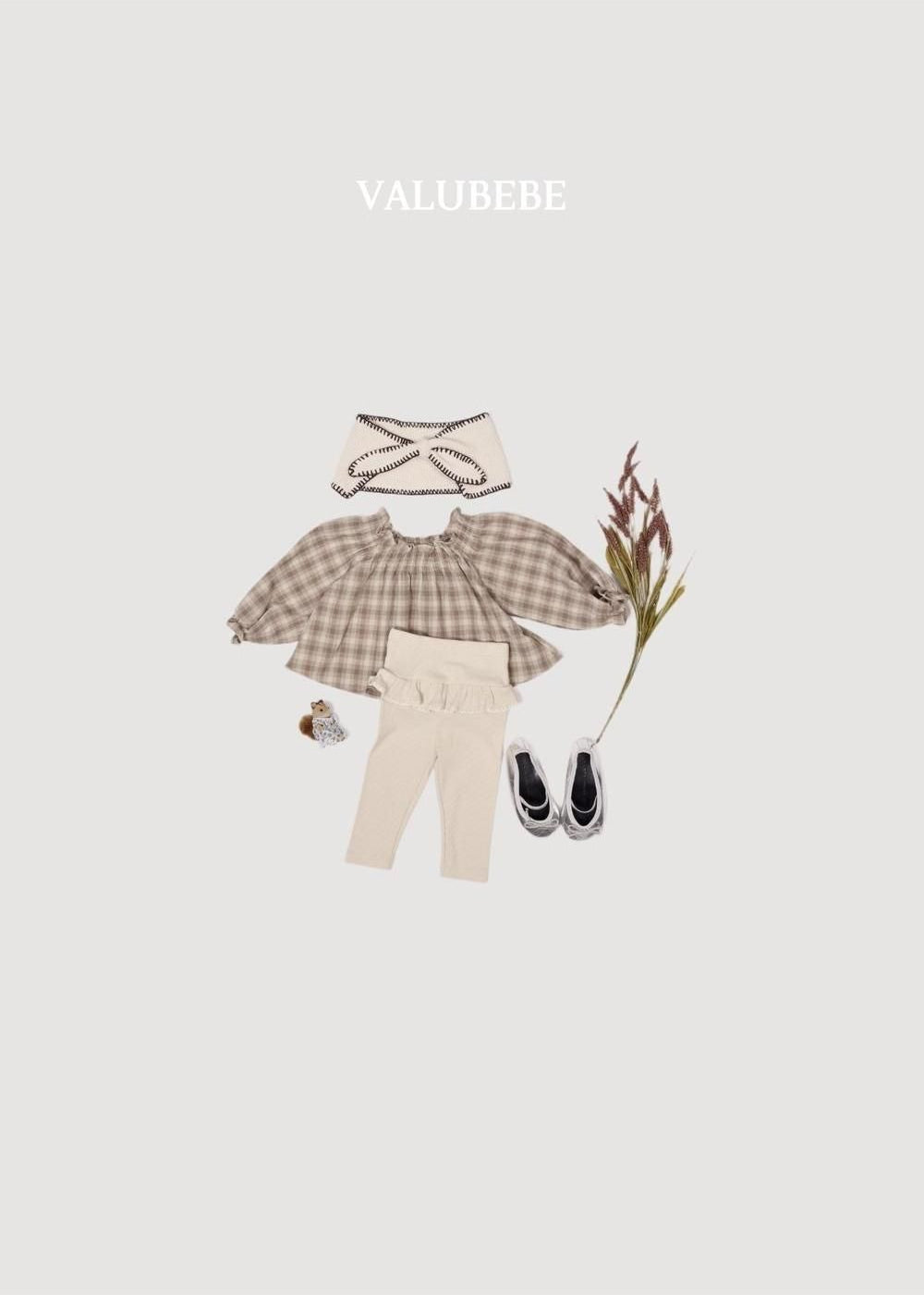 Dudi Check Smock Blouse [Valubebe]（2026AW） 10