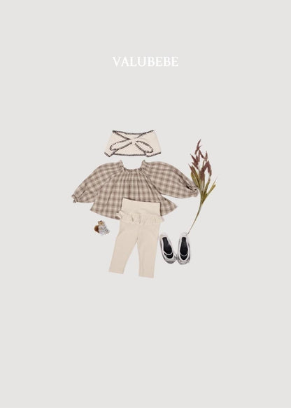 Dudi Check Smock Blouse [Valubebe]（2026AW） 10