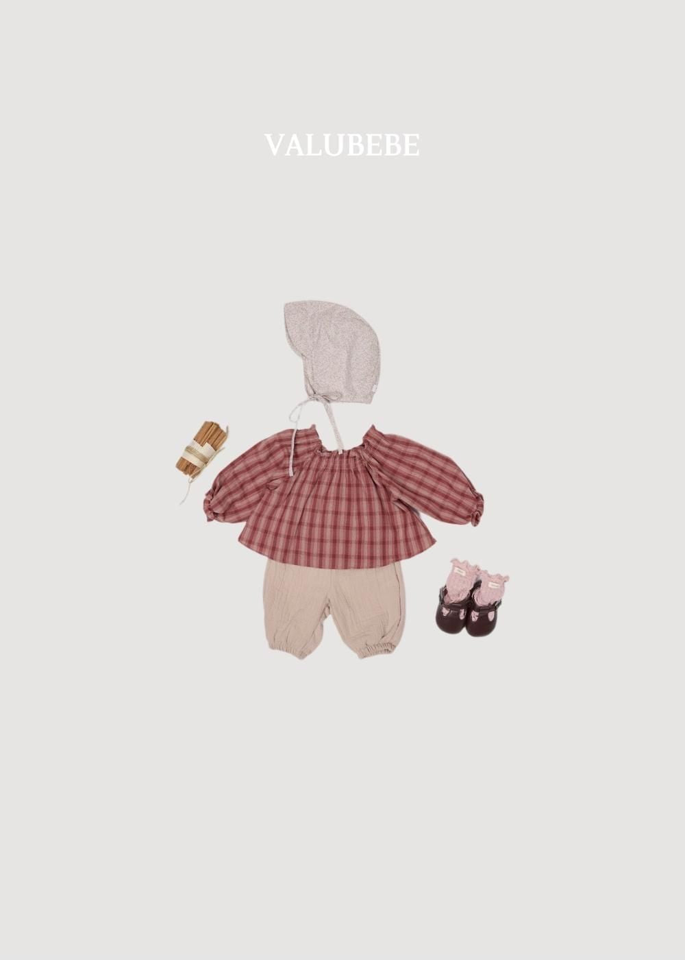 Dudi Check Smock Blouse [Valubebe]（2026AW） 11