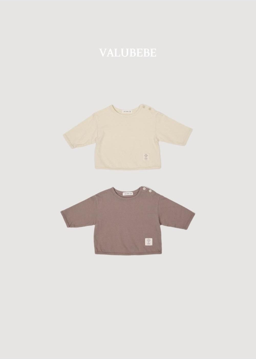 Basic Button Tee [Valubebe]（2026AW） 6