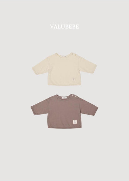Basic Button Tee [Valubebe]（2026AW） 6