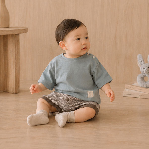 Basic Button Tee [Valubebe]（2026AW） 1
