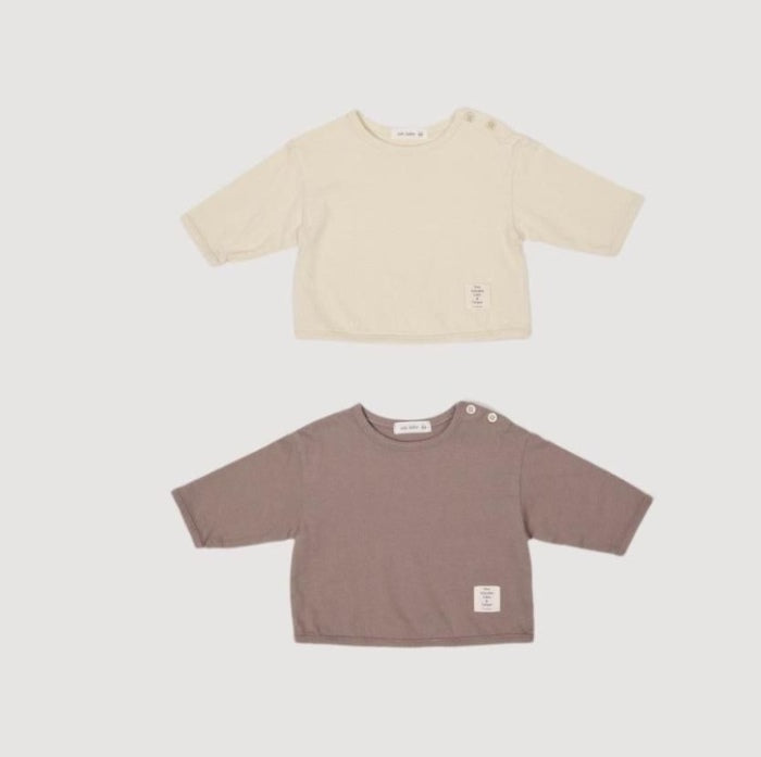 Basic Button Tee [Valubebe]（2026AW） 4