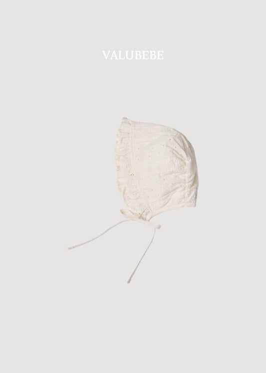 Miko Lace Bonnet Hat [Valubebe]（2026AW） 2
