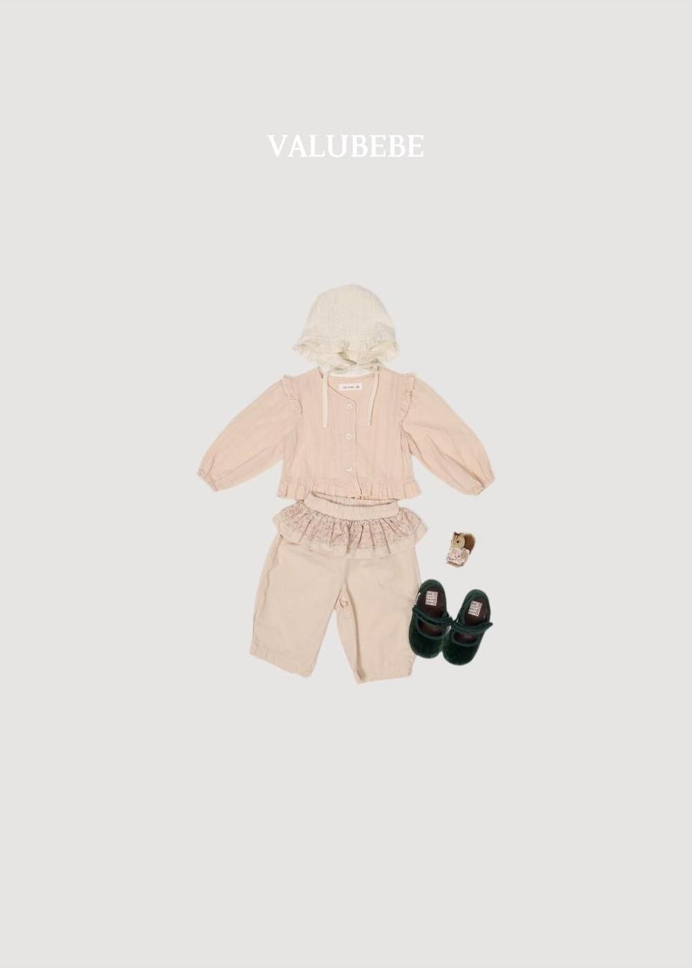 Miko Lace Bonnet Hat [Valubebe]（2026AW） 8