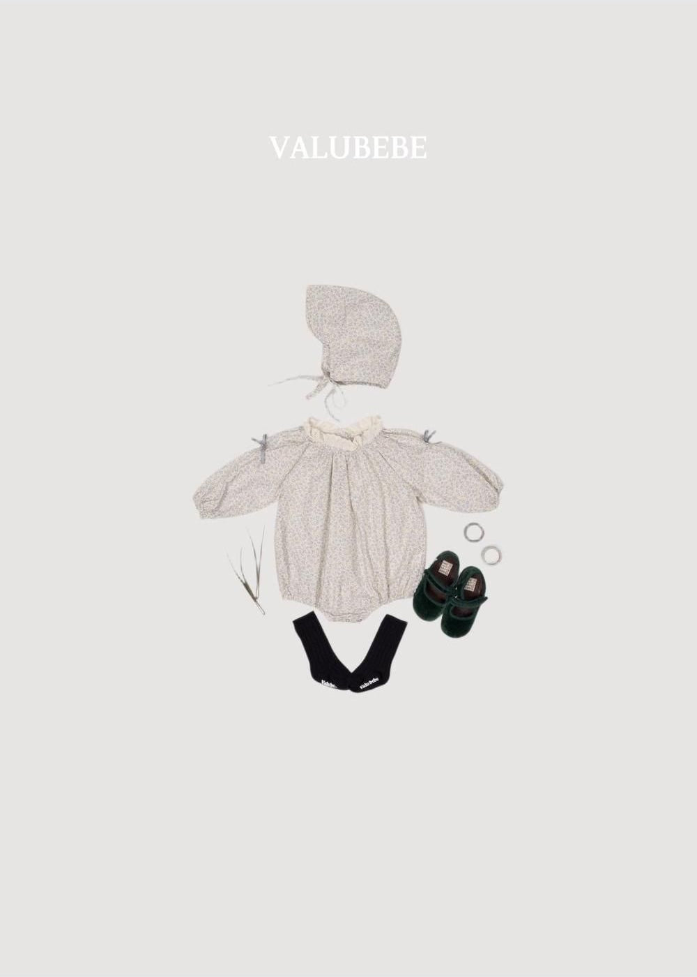 Flower Ribbon Romper [Valubebe]（2026AW） 3
