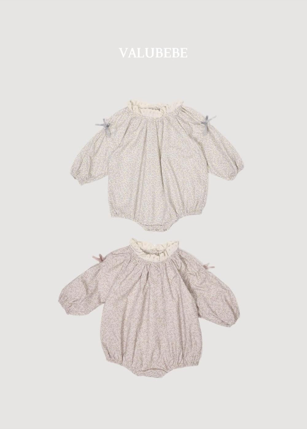 Flower Ribbon Romper [Valubebe]（2026AW） 4