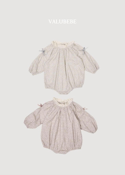 Flower Ribbon Romper [Valubebe]（2026AW） 4