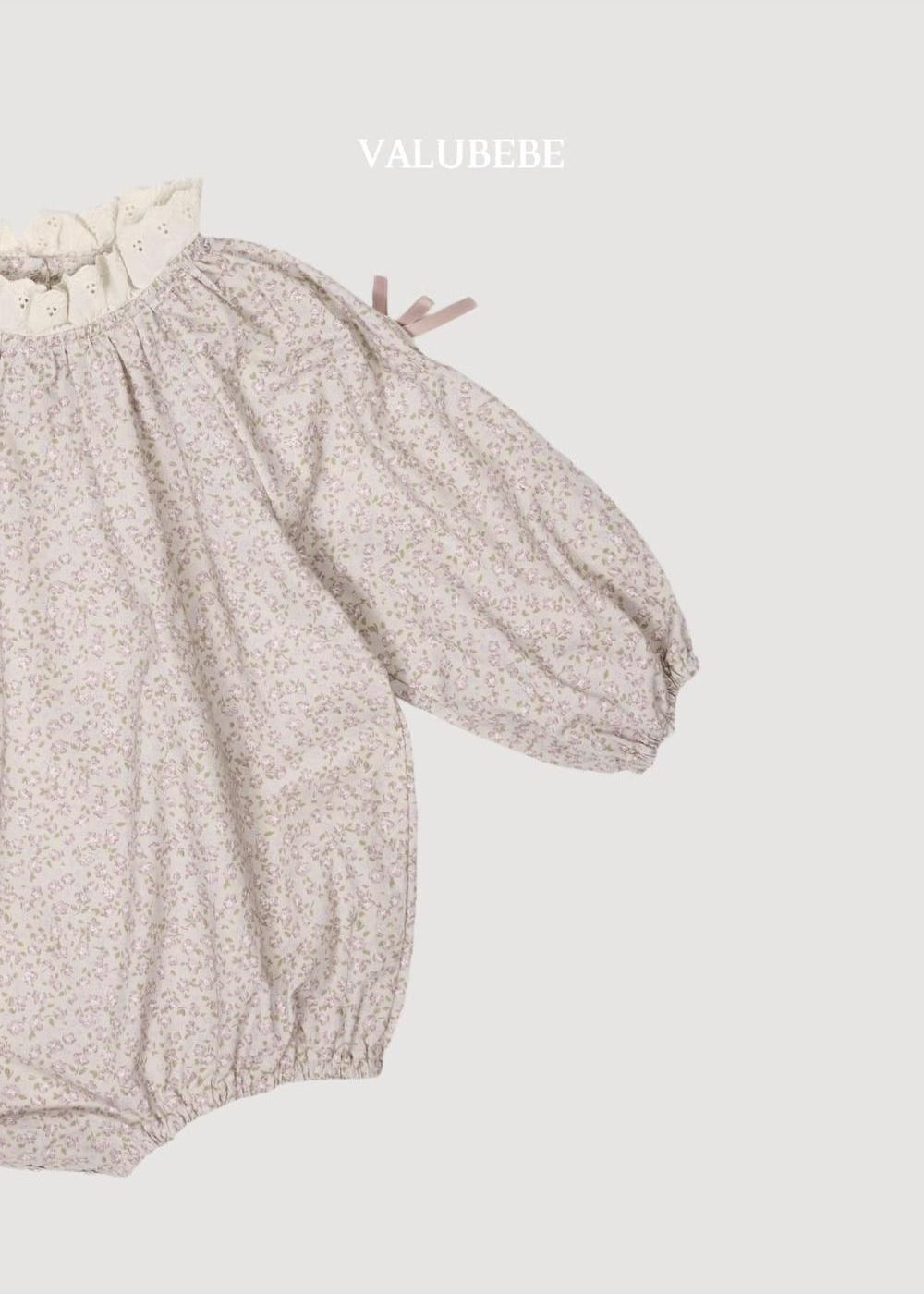 Flower Ribbon Romper [Valubebe]（2026AW） 8