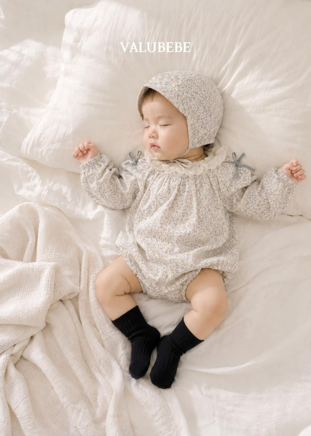 Flower Ribbon Romper [Valubebe]（2026AW） 10