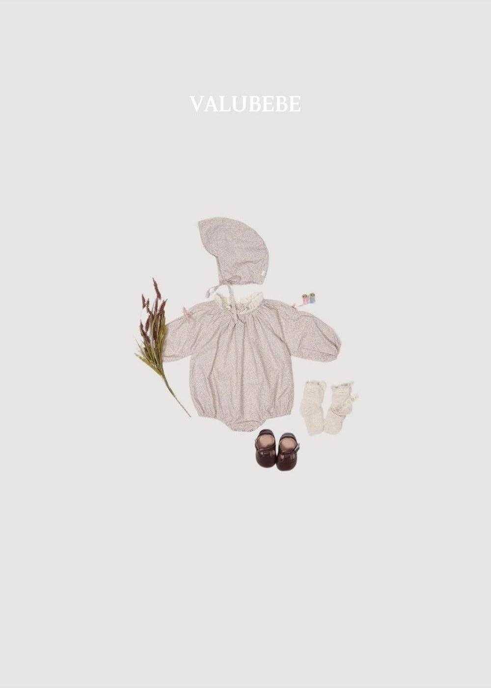 Flower Brimmed Bonnet [Valubebe]（2026AW） 8