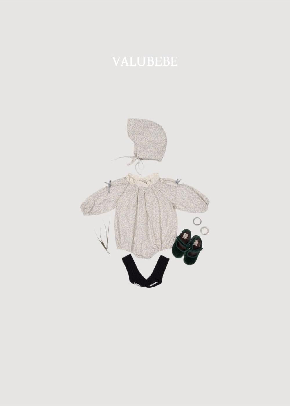 Flower Brimmed Bonnet [Valubebe]（2026AW） 9